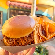 Barbecued Pork Sandwich