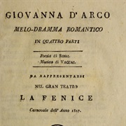 Giovanna D'Arco (Vaccaj)