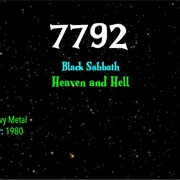 #9336 Heaven and Hell by Black Sabbath