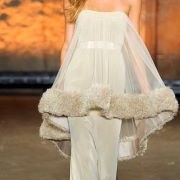 Sleeveless, Sheer Tent Overlayer on Top of Dress