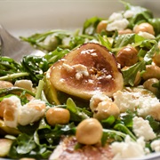 Fig, Hazelnut, and Goat Cheese Salad