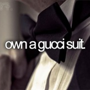 Own a Gucci Suit