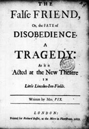 The False Friend (Mary Pix)