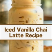 Iced Vanilla Latte