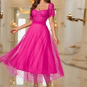 Dotted Texture Fabric Dress