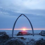 Utqiagvik Whale Bone Arch, Barrow, Alaska
