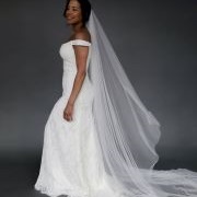 Front-Angled Edge Cut on Veil