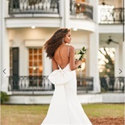 Floppy Bow on Wedding Dress