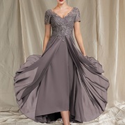 Sheer Overskirt Opening From Middle Waist