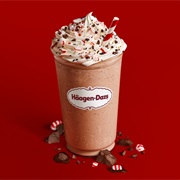 Peppermint Bark Frozen Hot Chocolate