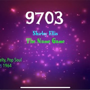 #9890 the Name Game by Shirley Ellis