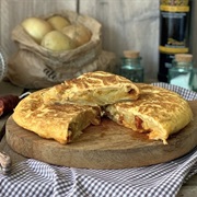 Spanish Potato Omelette With Chorizo