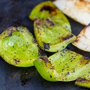 Roasted Green Peppers
