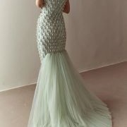 Train Attached to Skirt in Straight Line