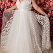 Decorated Tulle Top Layer of Skirt