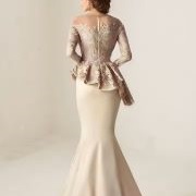 Asymmetrical Peplum on Dress