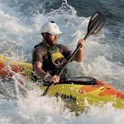 Kayak Through Rapids