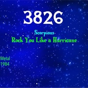 #8367 Rock You Like a Hurricane by the Scorpions