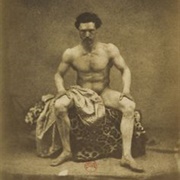 Nude Male Seated With Legs Spread (Eugène Durieu)