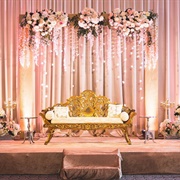 Stage at Wedding Reception
