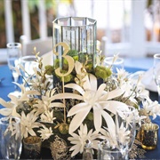 Paper Flowers in Centerpieces