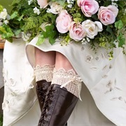 Visible Boot Cuff Socks