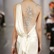 Asymmetrical Draping on Back