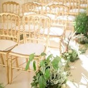 Opera Chairs at Wedding