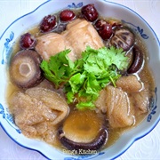 Bamboo Mushroom Chicken Soup