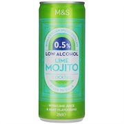 Lime and Mint Low-Alcohol Mojito
