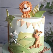 Baby Animal Cake