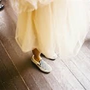 Bride Wearing Vans