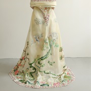 Colorful Embroidery on Cape