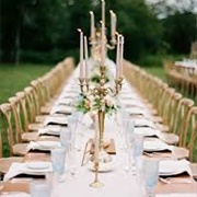 Candelabras on Wedding Tables