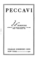 Peccavi (E. W. Hornung)