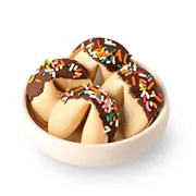 Chocolate Dipped Fortune Cookies