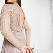 Pearl Embellished Dress