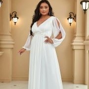 Split Sleeves Attached in Middle