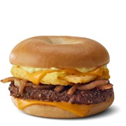 Steak Egg and Cheese Bagel