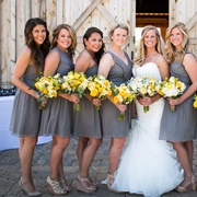 Dark Gray/Charcoal Color for Bridesmaids
