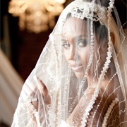 Mixed Decoration on Veil