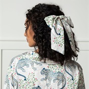 Pattern Fabric Hair Bow