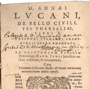Lucan's Pharsalia