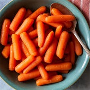 Steamed Baby Carrots