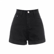 Black Jeans Shorts