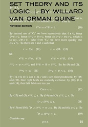 Set Theory and Its Logic (Willard Van Orman Quine)