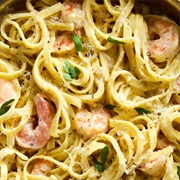 Shrimp Fettuccine Alfredo