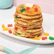 Silly Gummy Bear Pancakes