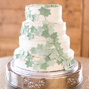 Cake Decorated With Ivy
