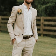 Linen Suits on Men